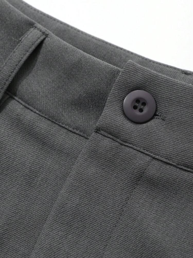 Women's Solid Color Casual Loose Elegant Suit Pants
