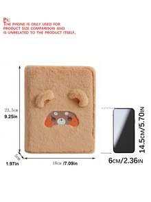 A5 Cartoon Plush Loose-Leaf Photo Album, Cute Celebrity Photo Album And Card Organizer, 3-Inch Photo Card Album, Idol Card Organizer And Display Book, A Must-Have For Fans. - Multicolor - View 2