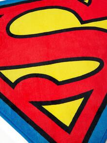 SUPERMAN X SHEIN 1pc Special-Shaped Rug - Multicolor - View 6