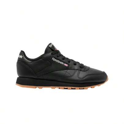 Reebok Classic Leather Women's Casual Athletic Shoes Core Black/Pure Grey 1000084931076