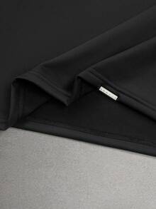 STYNVO 男士字母印花休闲百搭日常穿着T恤 - 黑色 - 查看 5