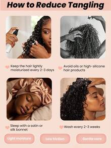 Boho Braids 女士羽毛钩编真人发 50克/150克/250克 蓬松直发 预分离无结蓬松直发钩编假发 预环钩编真人发接发 - Natural Black - 查看 14