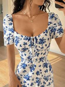 Blue and White