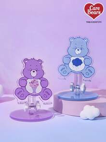 Care Bear X Joivida 1 Piece Bears Cartoon Acrylic Phone Stand, Adjustable Desktop Holder With Rainbow Pattern, Universal For Smartphones/Tablets, Cute Desk Accessory For Home/Office - Multicolor - View 3