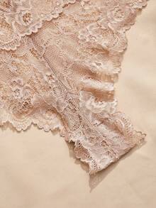 Charlaine Women's Sexy Lace Jumpsuit - Khaki - View 4