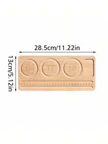 1PC Bamboo Beading Board For DIY Jewelry - Bracelet & Necklace Design Tray With Storage, High-Quality Craft Tool Mats, Perfect Gift For Girlfriends, No Power Required - primary color - View 5