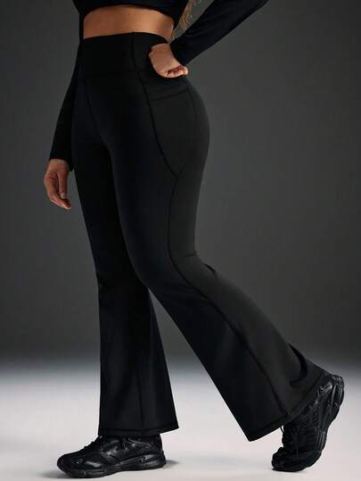 Powerista Quần legging thể thao ống loe cỡ lớn dành cho nữ