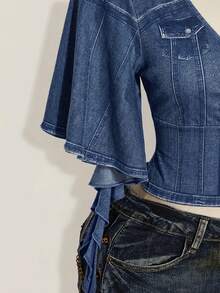 SHEIN ICON Áo thun nữ cỡ lớn cổ chữ V, kiểu dáng thường ngày, đa năng. - Nhiều màu - Xem 6