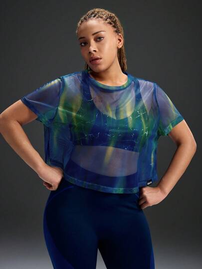 Powerista 女士加大码休闲百搭圆领日常穿着及运动T恤