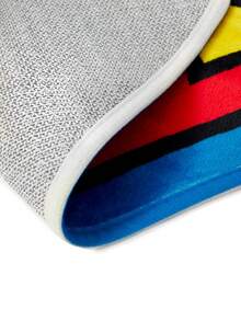 SUPERMAN X SHEIN 1pc Special-Shaped Rug - Multicolor - View 7