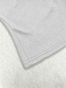SHEIN Fitted Patchwork Women Camisole - Light Grey - View 5