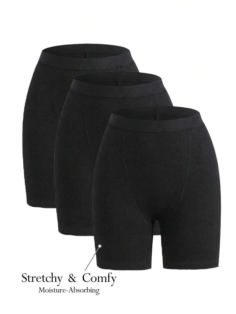Ocili Quần boxer Leisure Soft, được làm từ chất liệu vải pha, mềm mại và thoải mái, có thể phối cùng bất kỳ loại áo cơ bản nào. - màu đen - Xem 1