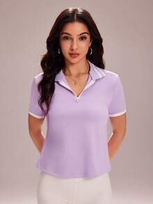 CourtClass Women Tennis Clothing - Mauve Purple - View 3