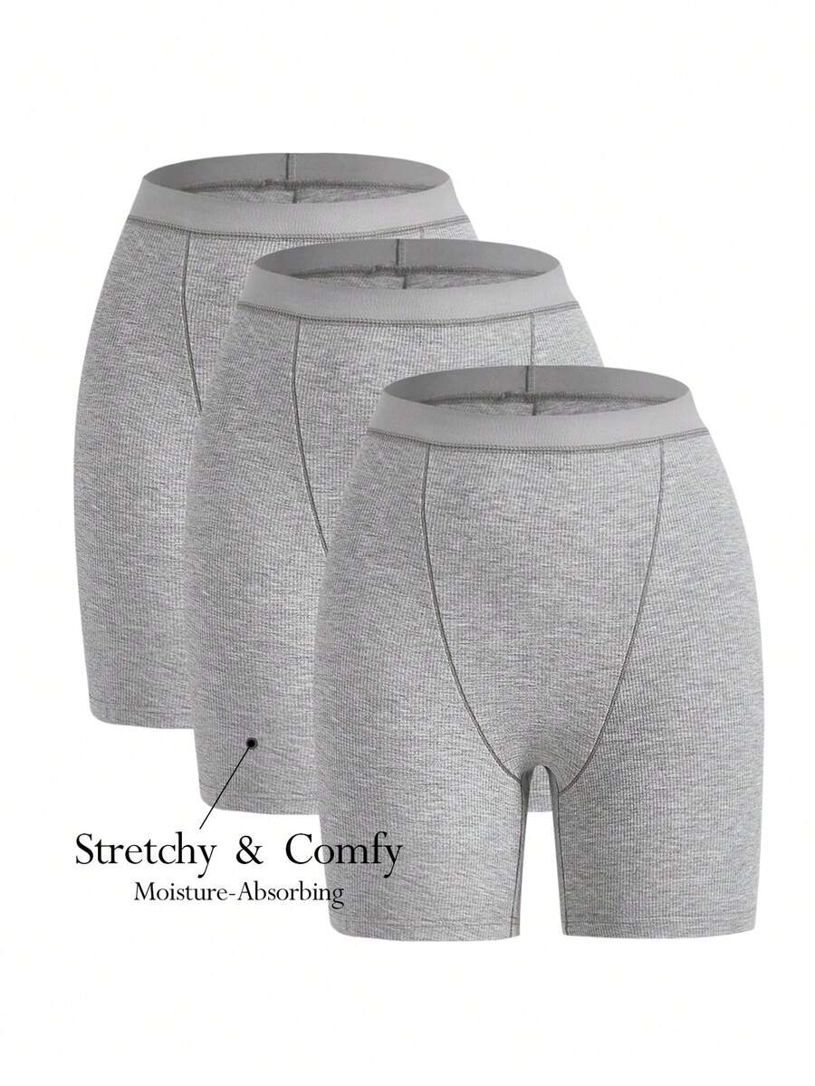 Ocili Quần boxer Leisure Soft, được làm từ chất liệu vải pha, mềm mại và thoải mái, có thể phối cùng bất kỳ loại áo cơ bản nào. - Xám - Xem 1