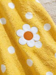 Cozy Pixies 女婴波点图案连帽沙滩罩衫 - 彩色 - 查看 7