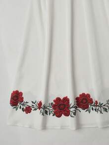 Velvienne Vestido de mujer talla grande con estampado de ubicación al estilo francés para primavera/verano, vestido para ir al trabajo y de vacaciones - Multicolor - Ver 3