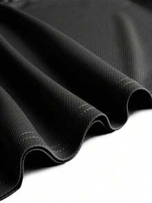 GymBeat 男士字母印花休闲运动背心 - 黑色 - 查看 6