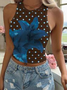 Mulvari Áo tank top nữ dáng ôm, cổ tròn, tối giản, thích hợp cho mùa hè. - Nhiều màu - Xem 6