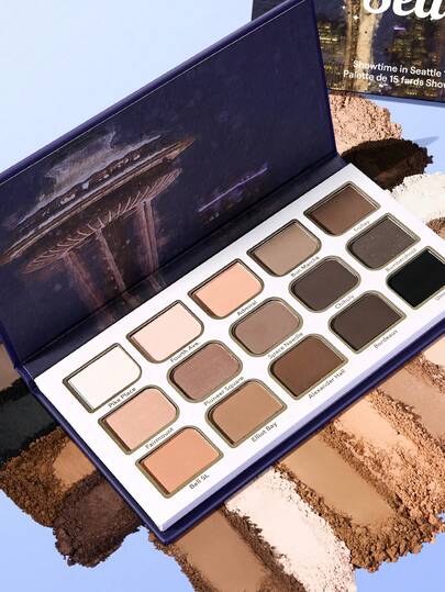 SHEGLAM Showtime In Seattle 15色眼影盤 品牌 美容 化妝 化妝品 適合女性與女孩 完美搭配夏季春季 Y2K 時尚 流行 生日 母親節禮物 假期 派對準備就緒 最佳顏色