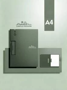 A4文件夹，美观实用，带夹子，360°翻转，多功能办公文件夹，横竖两用，便携式绘图板，办公学习必备，可折叠文件板，商务文件夹，学生办公学习用品，返校季必备 - A - 查看 16