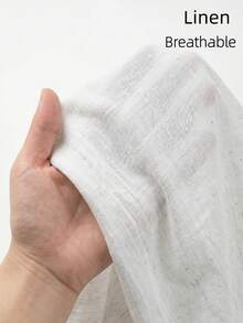 VIVINTIMO Herrshorts med dragsko och fickor i midjan, lösa och avslappnade - Vitt - Visa 6