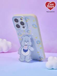 Care Bear X Joivida Capa para celular com estampa de urso arco-íris e suporte de acrílico, compatível com iPhones 13 a 17, resistente a impactos, elegante e multifuncional. - Multicolorido - Ver 4