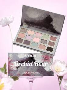 SHEGLAM Orchid Hour 15-Pan Palette Brand Beauty Makeup Face Paint Cosmetic For Women Girls Perfect For Spring Summer Ideal For Y2K Fancy Fashion Suitable For Birthday Mother'S Day Gift Rave Party Ready Best Color - Orchid Hour - View 7