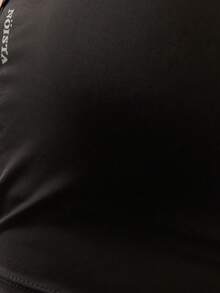 Nöista 黑色露背可拆式胸墊運動上衣，適合運動、瑜珈、健身房、健身、芭蕾、皮拉提斯、健身、夏季、休閒 - 黑色 - 查看 8