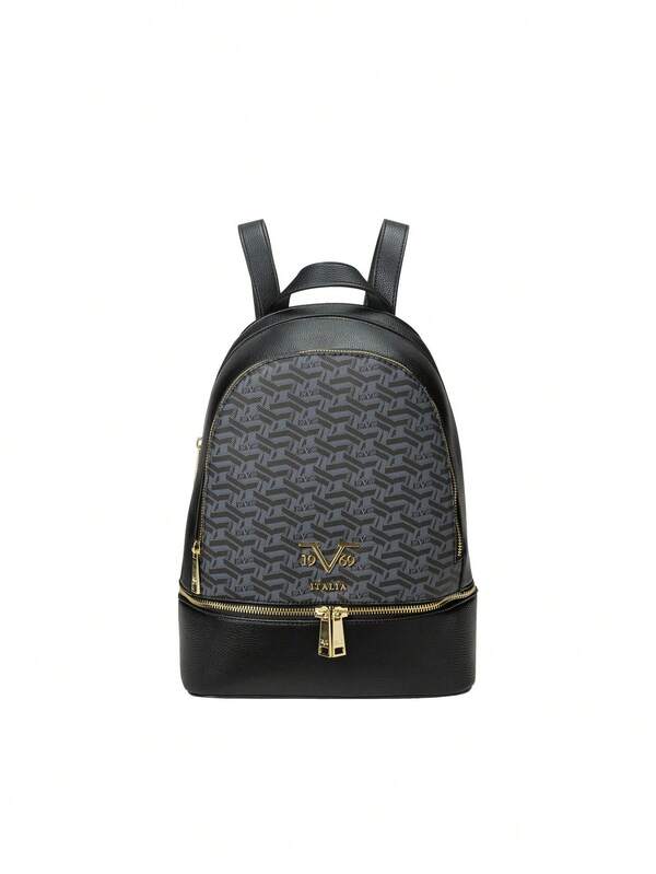 19V69 Italia Robi AOP Women's Fashion Backpacks Grey
