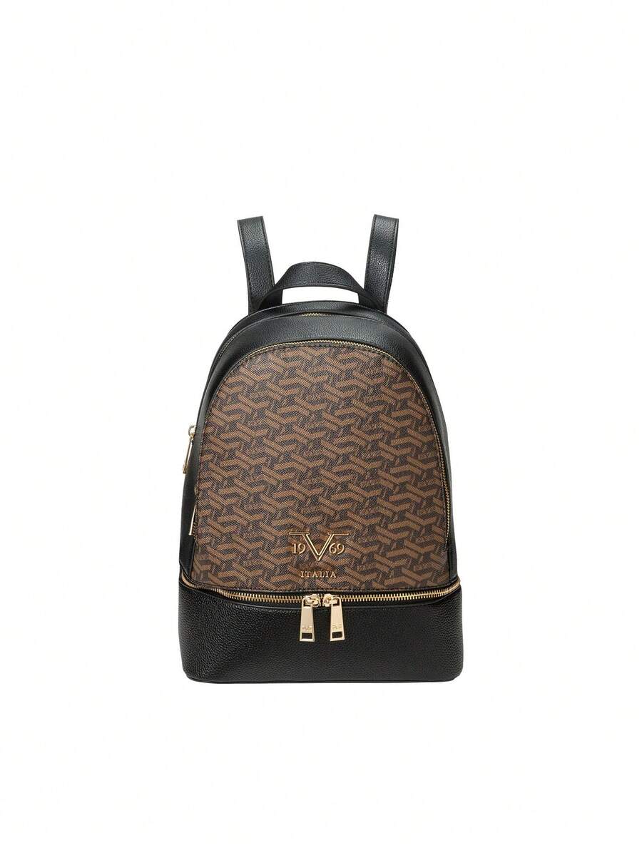 Robi AOP Women's Fashion Backpacks Brown - Brown - View 1