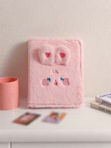 A5 Cartoon Plush Loose-Leaf Photo Album, Cute Celebrity Photo Album And Card Organizer, 3-Inch Photo Card Album, Idol Card Organizer And Display Book, A Must-Have For Fans. - Multicolor - View 10