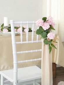 40pcs/Set Pink Artificial Flowers, Minimalist PS Foam Decorative Flowers, Home Decor (OPP Packaging) - Baby Pink - View 7