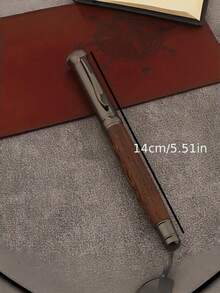 1 Bút bi gỗ Wenge màu xám, bút bi mực nước, bút viết văn phòng, bút ký tên cho nam nữ, quà tặng kèm mực có thể thay thế, chất liệu gỗ cao cấp, viết trơn tru. - Nhiều loại - Xem 4