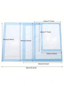 20/40/50PCSCount Tear Resistant Disposable Bed Pads Super Absorbent Underpads Thickened Incontinence Pads For Adults Elderly Pet Training Pads - multicolor - View 2