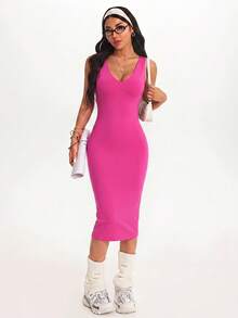 Klänningar för kvinnor - Tropisk rosa - Visa 1