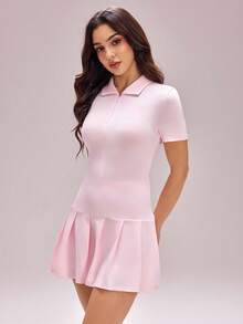 CourtClass Damkläder för golf - Rosa - Visa 3