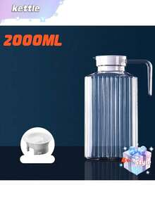 1 buah Botol Air Dingin Tahan Panas Multifungsi - Wadah Penyimpanan untuk Minuman Panas atau Dingin, Teko Kulkas, Wadah Jus, Botol Air, Teko Es Teh atau Teko Susu, Cocok untuk Dapur, Restoran, dan Aktivitas Luar Ruangan seperti Berkemah - MultiWarna - View 7