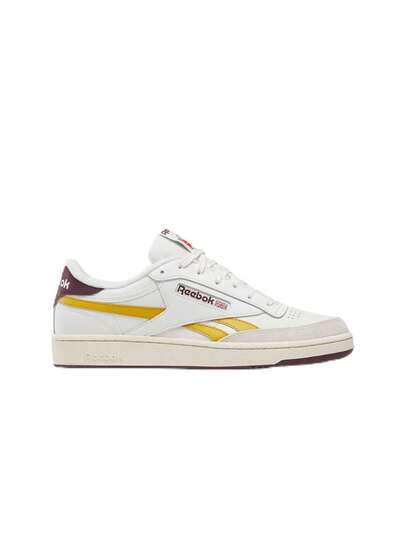 Reebok Club C Revenge Women's Casual Athletic Shoes Chalk Gritgold Blackcherry 1002281272609