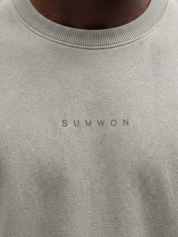 SUMWON Oversized Tank Top With Logo Print