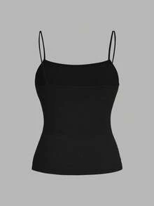 SHEIN EZwear 3pcs Atasan Camisole Kasual Tanpa Lengan Bodycon Ukuran Plus untuk Wanita, Cocok untuk Musim Panas - MultiWarna - View 7