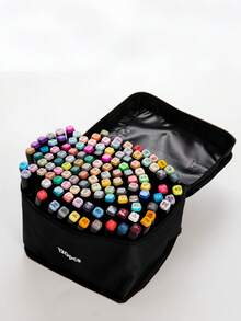 12/24/36/48/60/80/120/168PCS Dual Tip Art Markers For Artists Sketching Coloring Highlights Illustration Anime Design Fine Tip Brush Chisel Point Alcohol Ink Pens For Drawing Manga Professional Sketch Markers - Multi-piece marker - View 11