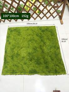 1PC REALISTIC SOFT POLYESTER ARTIFICIAL MOSS MAT LAWN CARPET WASHABLE FOR INDOOR WINDOWSILL LANDSCAPE BIRTHDAY WEDDING PARTY DECOR - multicolor - View 5