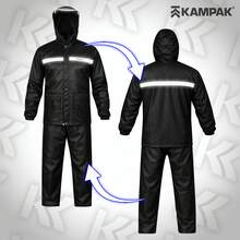 2pz  Waterproof Kampak High Visibility - negro - View 5