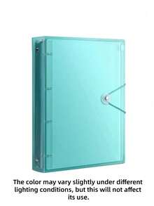 1 chiếc bìa đựng tài liệu khổ A4 dung lượng lớn, chắc chắn, bền bỉ, chống nước, nhẹ, thiết kế gấp gọn, nhiều ngăn, khóa chun, nhiều màu sắc, đồ dùng học tập, văn phòng phẩm, du lịch, đồ dùng thiết yếu cho năm học mới, hộp đựng tài liệu, kẹp hồ sơ, sắp xếp dự án. - Nhiều màu - Xem 7