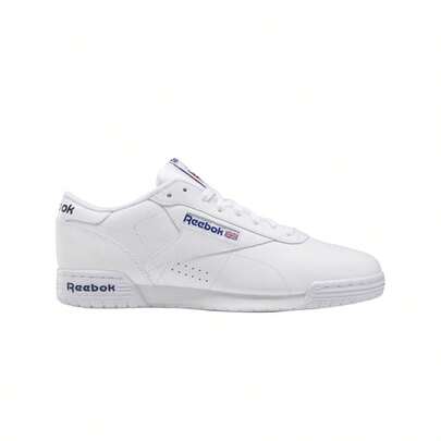 Reebok Ex-O-Fit Clean Logo Int Men's Casual Athletic Shoes Intense White Royal Blue Royal Blue 1000001691022