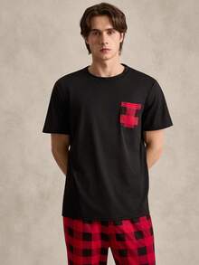 EverLounge Men Buffalo Plaid Print PJ Set / Pajama Set - Multicolor - View 6