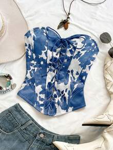 Blue and White
