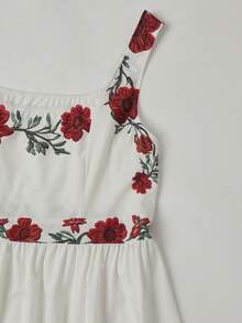Velvienne Vestido de mujer talla grande con estampado de ubicación al estilo francés para primavera/verano, vestido para ir al trabajo y de vacaciones - Multicolor - Ver 5