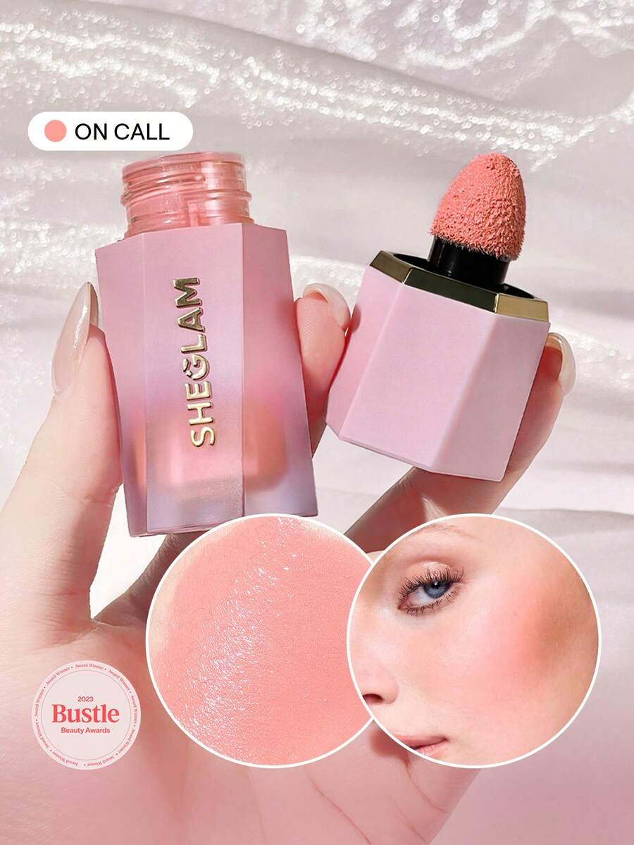 Color Bloom Liquid Blush-On Call Rare Brand Beauty Makeup Face Paint Cosmetic For Women Girls Perfect For Spring Summer Ideal For Y2K Fancy Fashion Suitable For Birthday Mother'S Day Gift Rave Party Ready Best Color - On Call - View 1