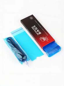 Tattoo Pen Bag Disposable Waterproof Tattoo Machine Pen Cover Black/Blue/Pink Tattoo Accessories - Multicolor - View 2